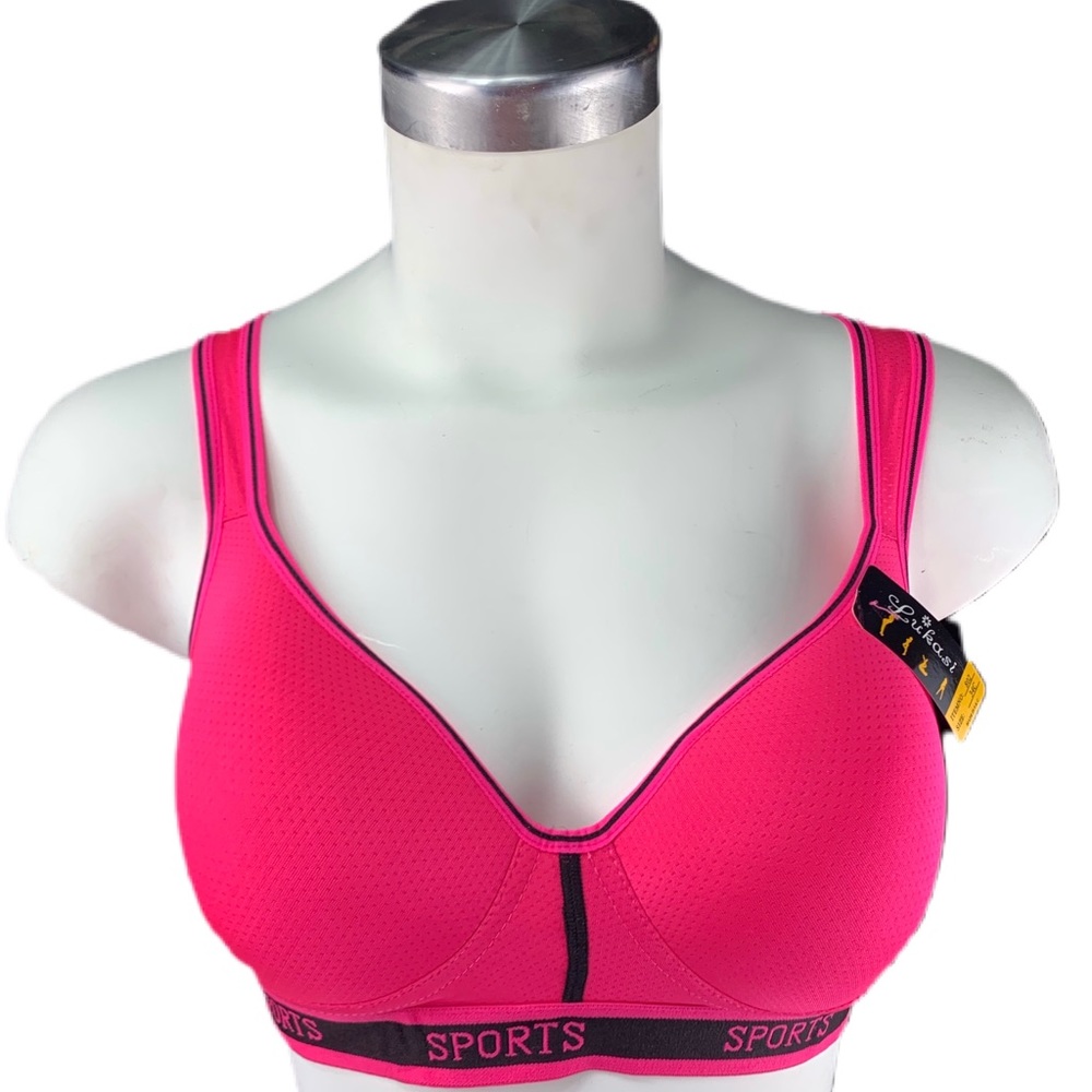 Pink & Black Lukasi Bra
